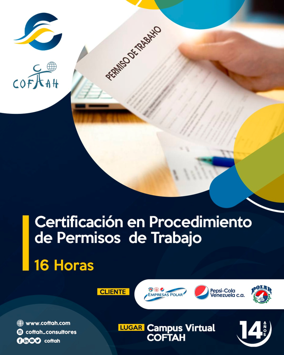 Certificación en Procedimientos de Permisos de trabajo - Primera vez