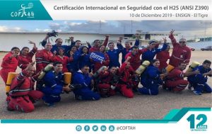 Fotografia Formarto Corporativo Cert Internacional en Seguridad con el H2S ENSIGN El Tigre