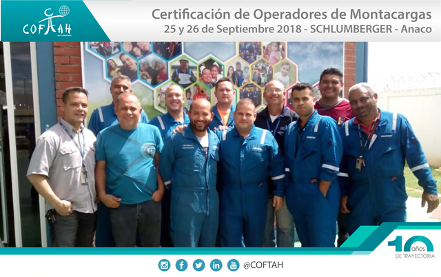 Certificación de Operadores de Montacargas (SCHLUMBERGER) Anaco