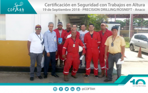 Certificación en Seguridad con Trabajos en Altura (Precision Drilling - ROSNEFT) Anaco