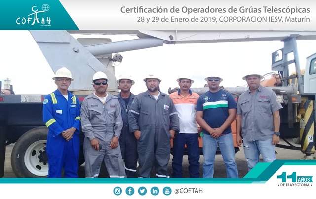 Certificación de Operadores de Grúas Telescópicas (CORPORACION IESV) Maturín