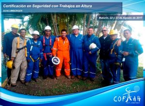 Certificacion en Seguridad con Trabajos en Altura (SCHLUMBERGER) Maturín