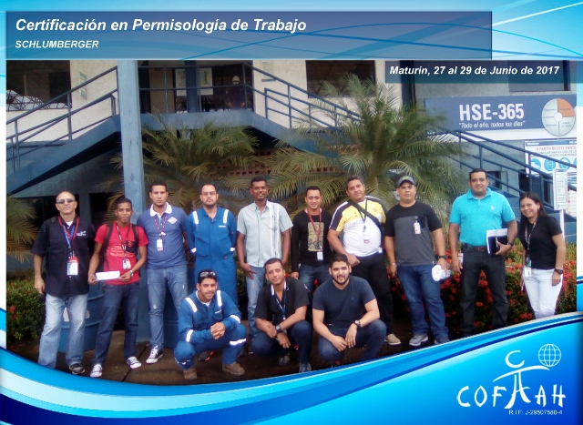 Certificación en Permisología de Trabajo (SCHLUMBERGER) Maturín