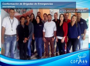 Conformación de Brigadas de Emergencias (WEATHERFORD) El Tigre