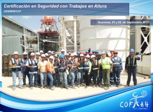 Certificación en Seguridad con Trabajos en Altura (ODEBRECHT) Guarenas