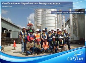 Certificación en Seguridad con Trabajos en Altura (ODEBRECHT) Guarenas