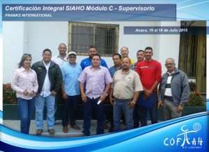 Certificación Integral SIAHO Módulo C - Supervisorio (FRANKS International) Anaco