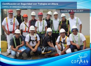 Certificación en Seguridad con Trabajos en Altura (CARGILL) Caracas