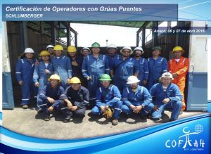 Certificación de Operadores con Grúas Puentes (SCHLUMBERGER) Anaco