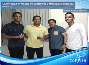 Certificación en Manejo de Sustancias y Materiales Peligrosos (COFTAH) Caracas
