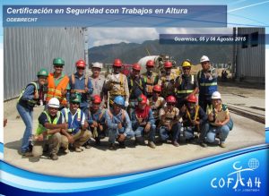 Certificación en Seguridad con Trabajos en Altura (ODEBRECHT) Guarenas