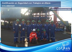 Certificación en Seguridad con Trabajos en Altura (SCHLUMBERGER) Morichal