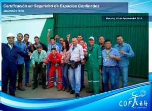 Certificación en Seguridad de Espacios Confinados (AMAZONAS TECH) Maturín