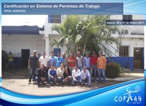 Certificación en Sistema de Permisos de Trabajo (TROIL Services) Anaco -