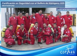 Certificación en Seguridad con el Sulfuro de Hidrógeno (WEATHERFORD) Anaco