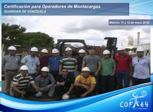 Certificación para Operadores de Montacargas (GUARDIAN) Maturín