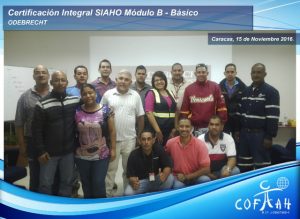 Certificación Integral SIAHO Módulo B – Básico (ODEBRECHT) Caracas