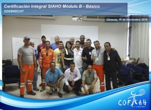 Certificación Integral SIAHO Módulo B – Básico (ODEBRECHT) Caracas