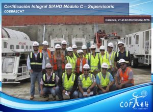 Certificación Integral SIAHO Módulo C – Supervisorio (ODEBRECHT) Caracas