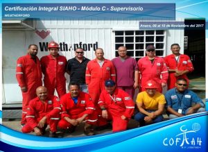 Certificación Integral SIAHO Módulo C - Supervisorio (WEATHERFORD) Anaco