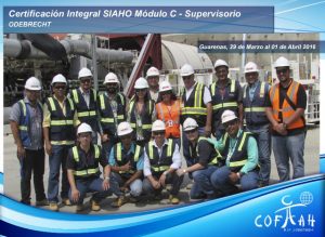 Certificación Integral SIAHO Módulo C – Supervisorio (ODEBRECHT) Guarenas