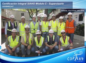 Certificación Integral SIAHO Módulo C – Supervisorio (ODEBRECHT) Caracas