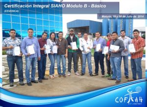 Certificación Integral SIAHO Módulo B (ESVENCA) Maturín