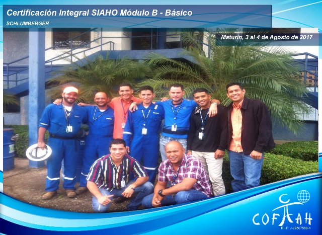 Certificación Integral SIAHO Módulo B – Básico (SCHLUMBERGER) Maturín