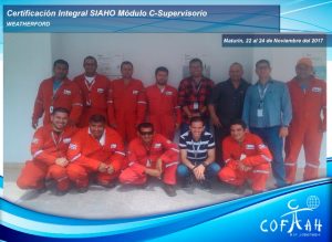 Certificación Integral SIAHO Módulo C – Supervisorio (WEATHERFORD) Maturín