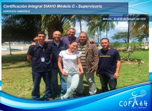 Certificación Integral SIAHO Módulo C - Supervisorio (FAMSERCA) Maturín