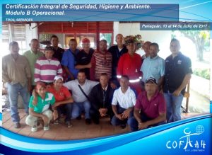 Certificación Integral SIAHO Módulo B – Básico (TROIL Services) Pariaguan