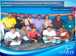 Certificación Ocupacional para Personal de Taladros Cabilleros (TROIL Services) Temblador