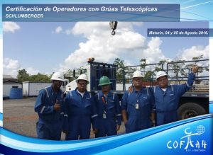 Certificación de Operadores con Grúas Telescópicas (SCHLUMBERGER) Maturín