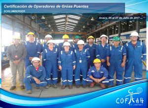 Certificación de Operadores de Grúas Puentes (SCHLUMBERGER) Anaco