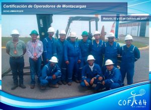 Certificacion de Operadores de Montacargas (SCHLUMBERGER) Maturín