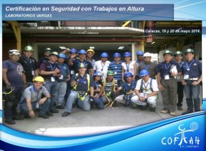 Certificación en Seguridad con Trabajos en Altura (LABORATORIOS VARGAS) Caracas