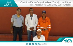 Certificación en Seguridad con Trabajos en Altura (OGS) Punto Fijo