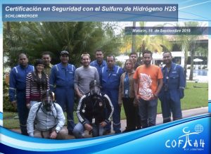 Certificación en Seguridad con el Sulfuro de Hidrógeno (SCHLUMBERGER) Maturín