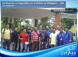 Certificación en Seguridad con el Sulfuro de Hidrógeno (SCHLUMBERGER) Maturín