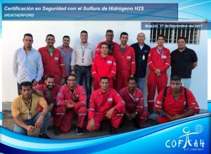 Certificación en Seguridad con el Sulfuro de Hidrógeno (WEATHERFORD) Maturín