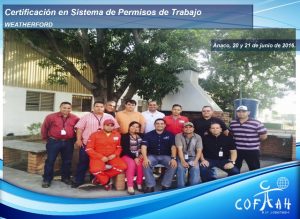 Certificación en Sistema de Permisos de Trabajo (WEATHERFORD) Anaco