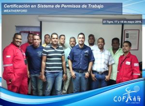 Certificación en Sistema de Permisos de Trabajo (WEATHERFORD) El Tigre