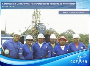 Certificación Ocupacional para Personal de Taladros de Perforación (SAXON) Anaco