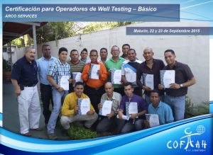 Certificación para Operadores de Well Testing - Básico (ARCO Services) Maturín