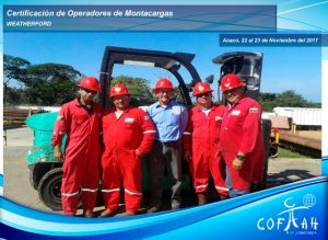 Certificación de Operadores de Montacargas (WEATHERFORD) Anaco