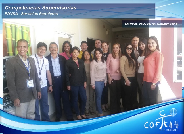 Competencias Supervisoras (PDVSA Servicios Petroleros) Maturín