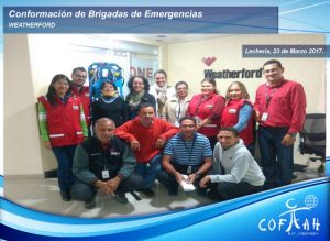 Conformación de Brigadas de Emergencias (WEATHERFORD) Lechería
