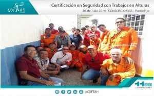 Certificación en Seguridad con Trabajos en Alturas (CONSORCIO OGS) Punto Fijo