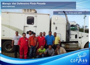 Manejo Vial Defensivo - Flota Pesada (WEATHERFORD) Maturín