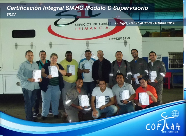 Certificación Integral SIAHO Módulo C - Supervisorio (SILCA) El Tigre